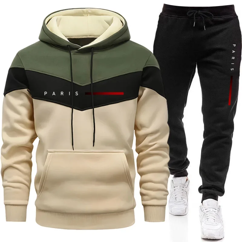 Men Shoes Joggers - Conjunto de Sudadera con Capucha y