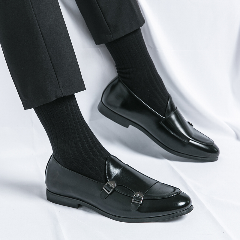 Zapatos de cuero Para Hombre,  - Monk Strap Shoe reseña y precio