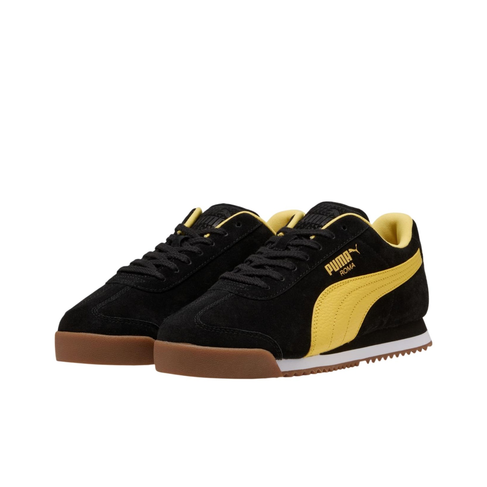 PUMA Roma Zapatos casuales de  - Men'S Shoes Yellow And Black reseña y precio