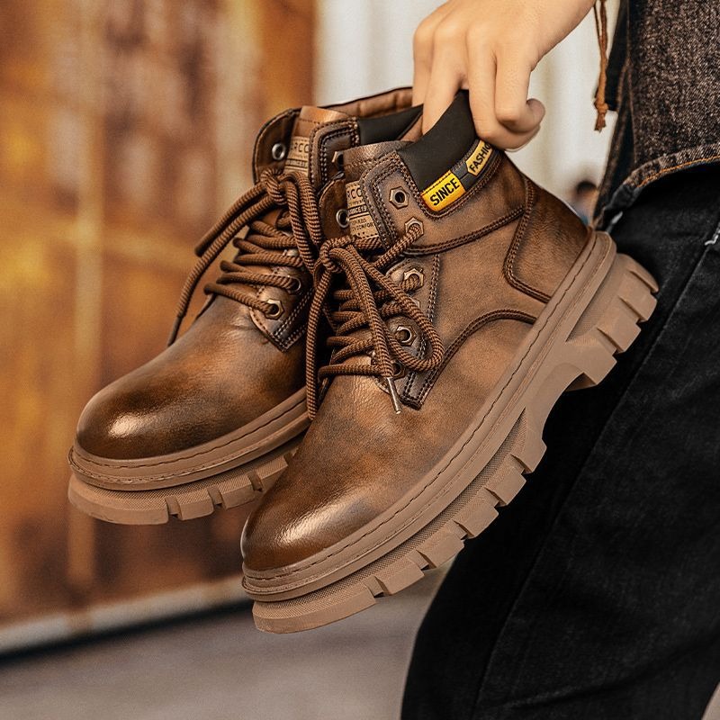 Botines de plataforma Vintage  - Men Shoes Boots reseña y precio
