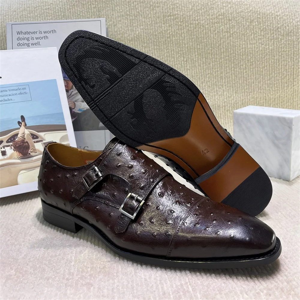 Zapatos de monje de cuero genu - Monk Strap Shoe reseña y precio
