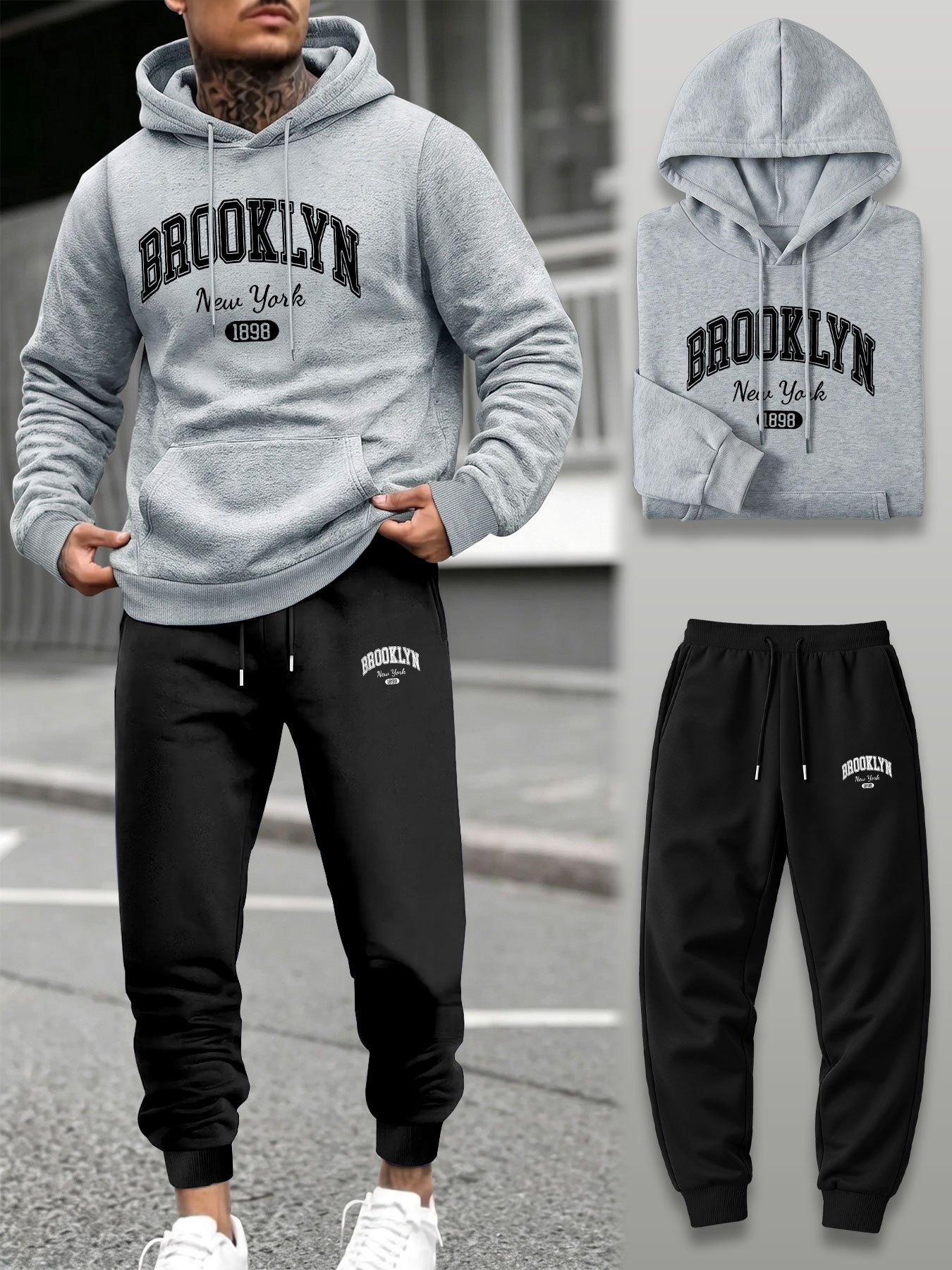 Conjunto Deportivo de 2 Piezas - Men Shoes Joggers reseña y precio