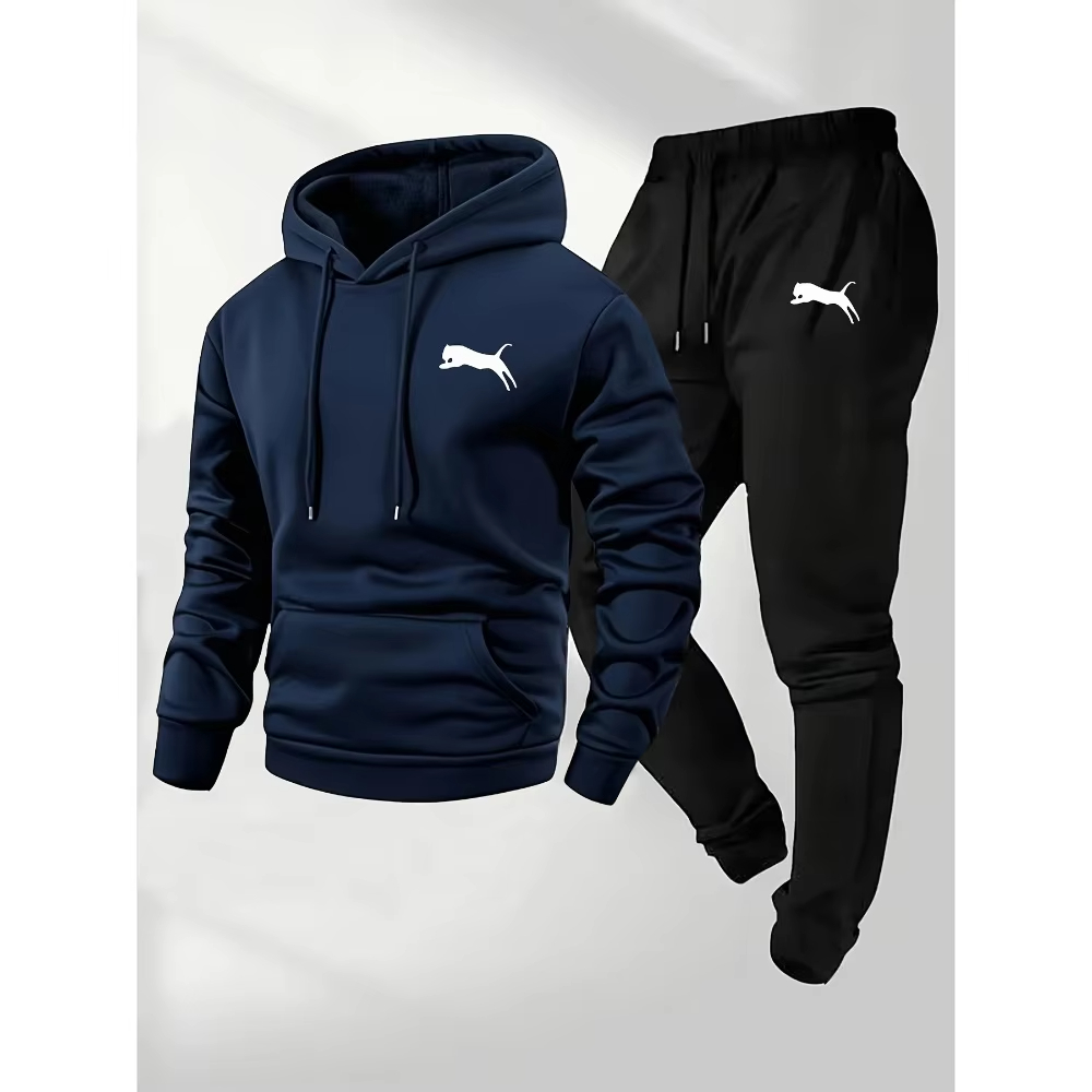 Conjunto de Sudadera con Capuc - Men Shoes Joggers reseña y precio